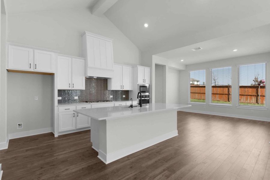 Furnished interior view inside a new home in Lariat, Liberty Hill (Image 10).