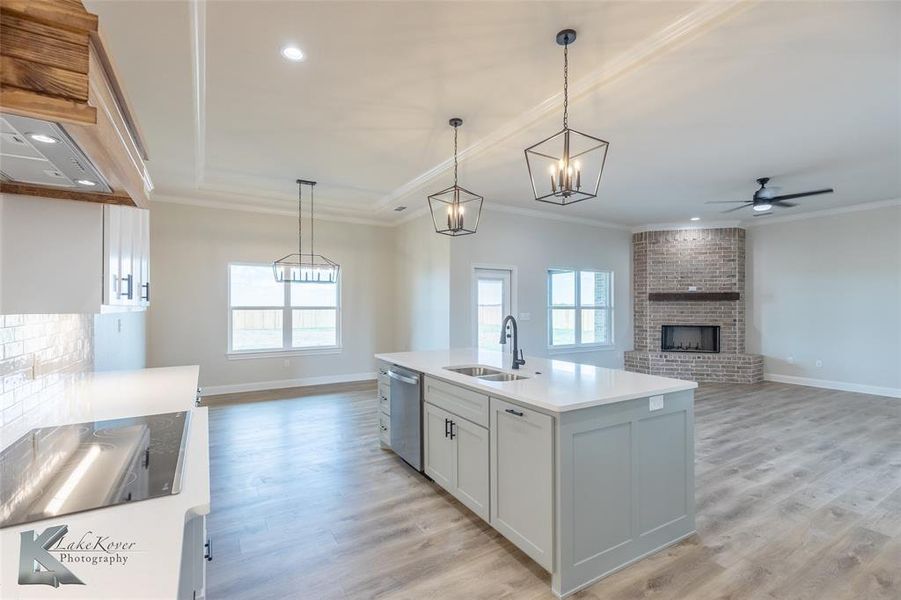 Furnished interior view inside a new home in , Abilene (Image 6). Furnished interior view inside a new home in , Abilene (Image 6).