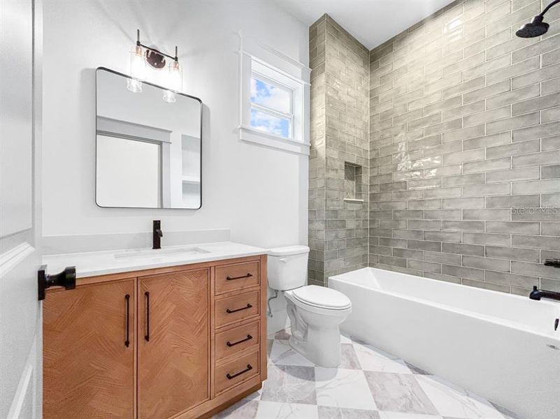 Furnished interior view inside a new home in , Gulfport (Image 8).