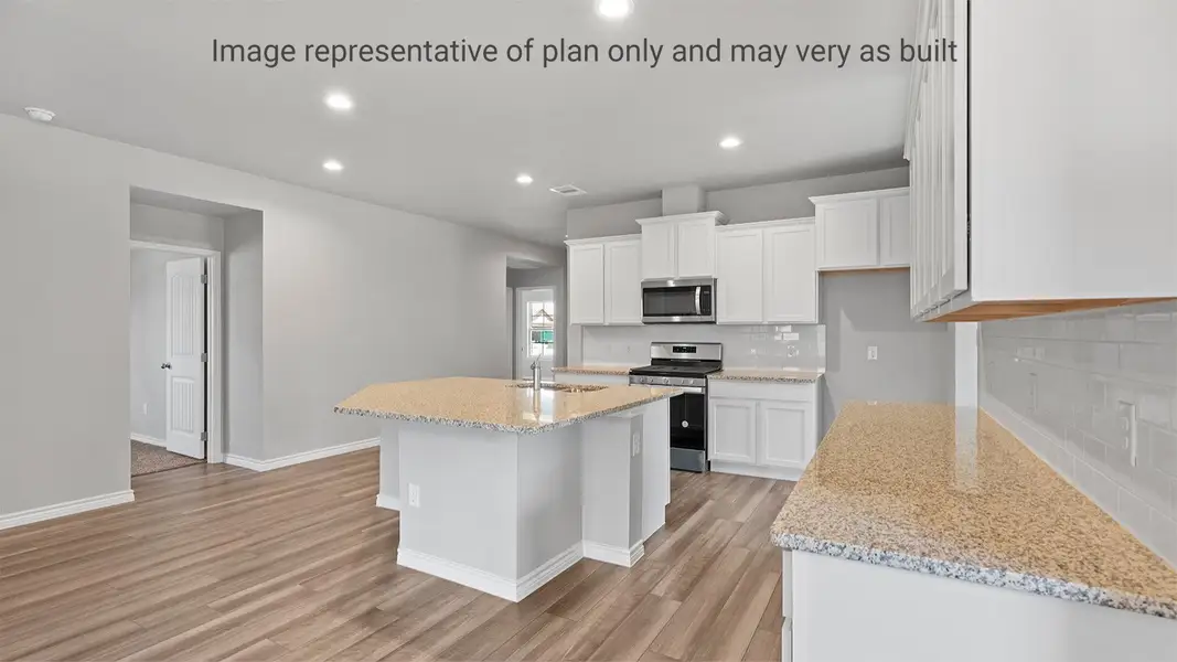 Furnished interior view inside a new home in London Towne, Corpus Christi (Image 4).