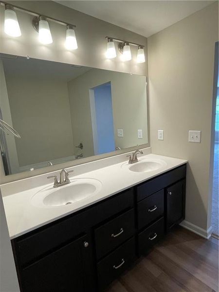 Furnished interior view inside a new home in Crossvine Estates, Braselton (Image 4).