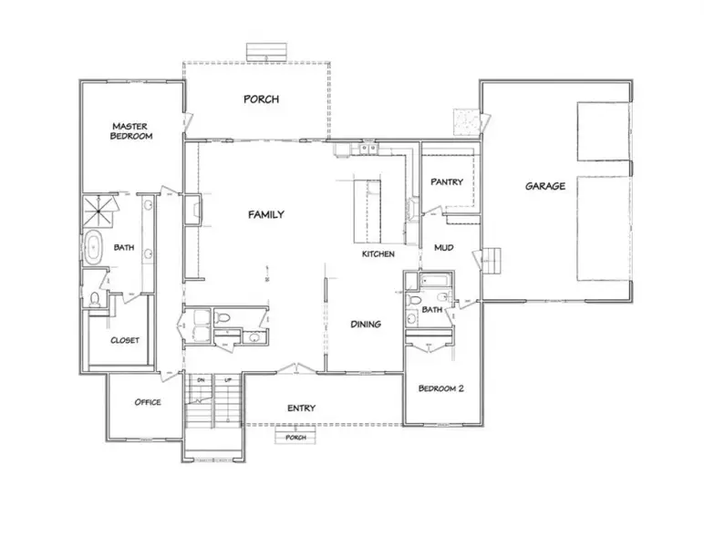 2D floor plan layout of this home in , Alpharetta, GA (Image 5).
