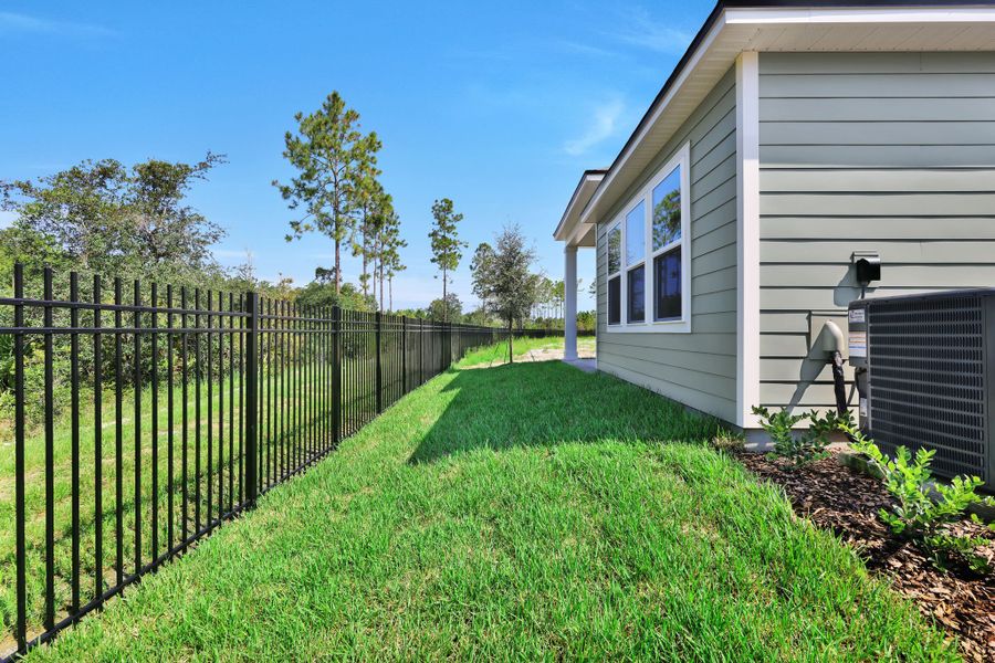 Representative exterior details of a home built from the Naples ll by Riverside Homes in Mariposa at EverRange, Jacksonville (Image 30).