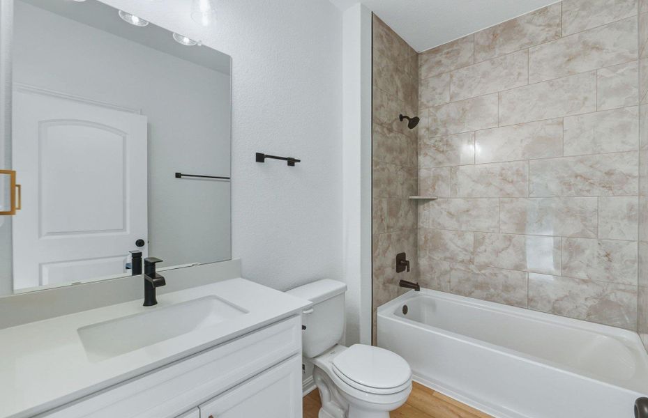 Furnished interior view inside a new home in Saddleback at Santa Rita Ranch, Liberty Hill (Image 8).