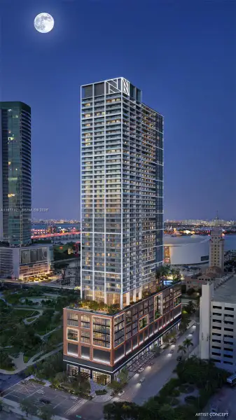 Condo located in Miami, FL showcasing its design and architecture (Image 3).