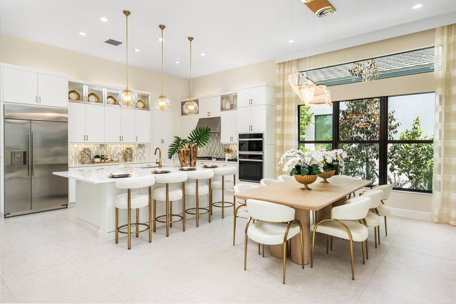 Representative furnished interior of a home built from the Kendall by GL Homes in Valencia Del Mar (55+), Boynton Beach (Image 8).