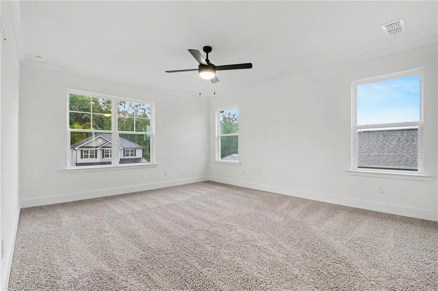Spacious, unfurnished interior of a new home in Thunder Ridge, Dawsonville (Image 55).