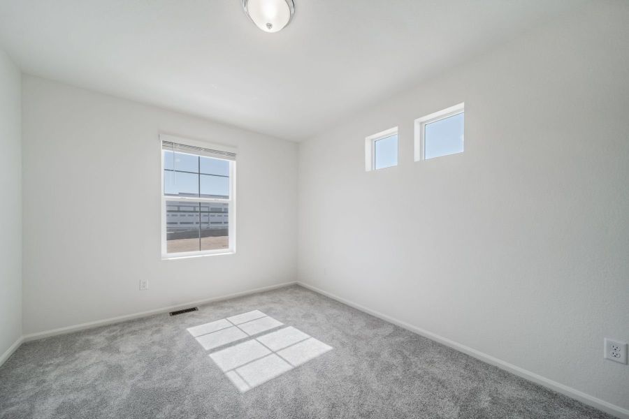 Spacious, unfurnished interior of a new home in Reunion, Commerce City (Image 20). Spacious, unfurnished interior of a new home in Reunion, Commerce City (Image 20).