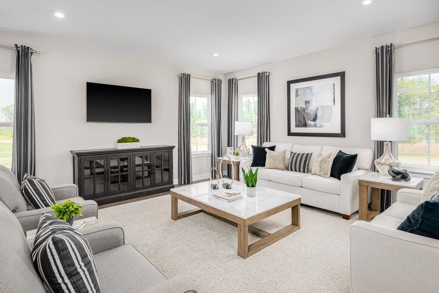 Furnished interior view inside a new home in Cainhoy Preserve, Huger (Image 7).