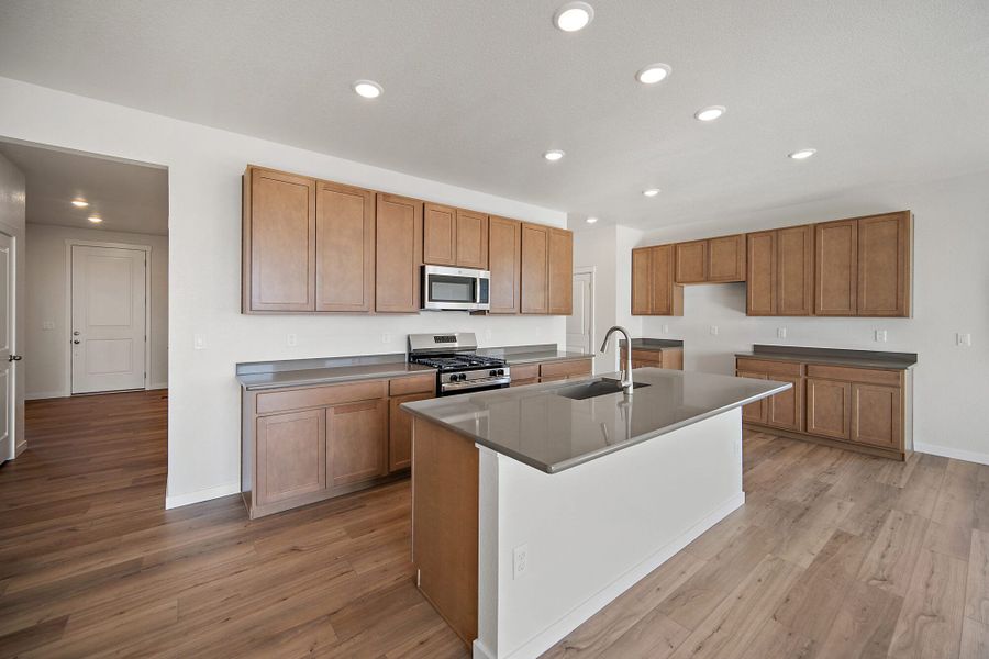 Furnished interior view inside a new home in The Glen, Colorado Springs (Image 8). Furnished interior view inside a new home in The Glen, Colorado Springs (Image 8).