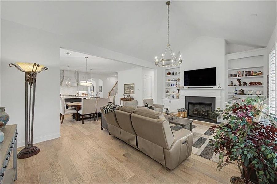 Furnished interior view inside a new home in Lakeside at River Green, Canton (Image 28).