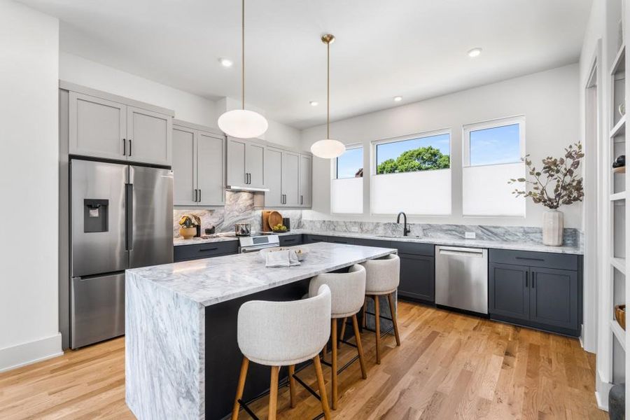 Furnished interior view inside a new home in , Atlanta (Image 29). Furnished interior view inside a new home in , Atlanta (Image 29).