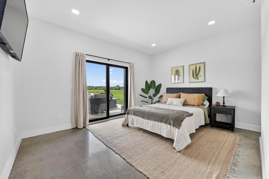 Furnished interior view inside a new home in , Ponder (Image 5).
