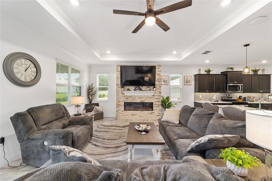 Furnished interior view inside a new home in , Ocala (Image 12).