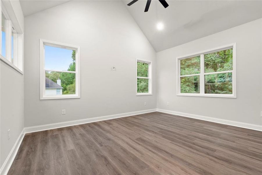 Spacious, unfurnished interior of a new home in , Stone Mountain (Image 35).