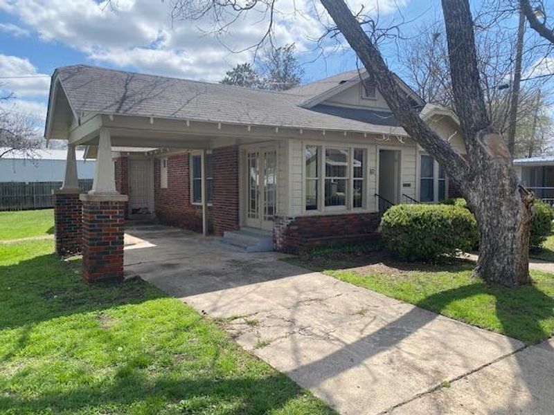 Exterior details and patio area of a home in , Brownwood (Image 21). Exterior details and patio area of a home in , Brownwood (Image 21).