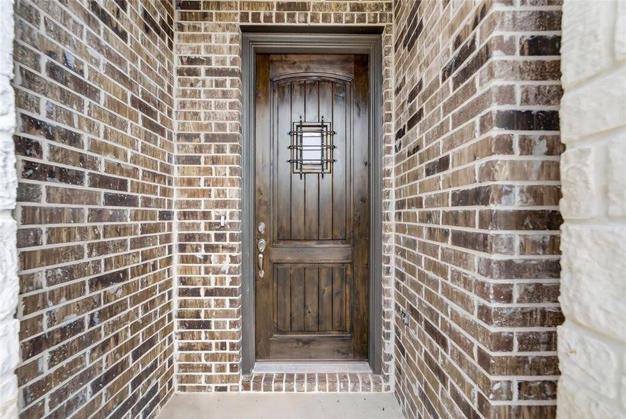 Exterior details and patio area of a home in Nash Estates, Tom Bean (Image 30).