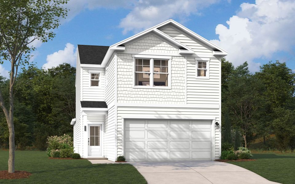 Representative exterior photo of a completed home built from the The Avery by Stanley Martin Homes in Myers Farm, Hopkins, SC (Image 2). Representative exterior photo of a completed home built from the The Avery by Stanley Martin Homes in Myers Farm, Hopkins, SC (Image 2).