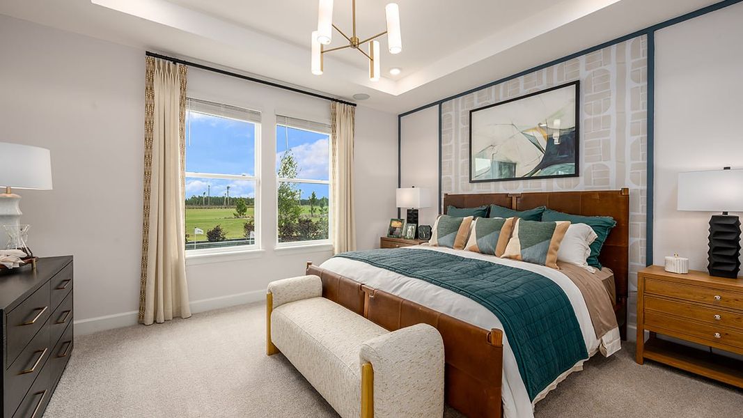 Furnished interior view inside a new home in Esplanade at St. Marys, St. Marys (Image 6).