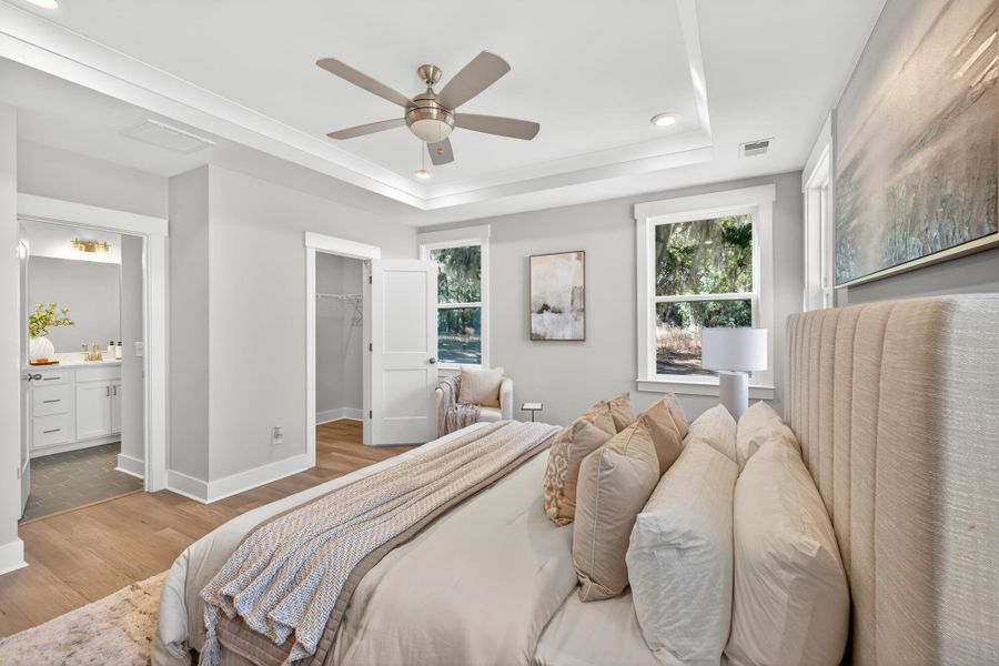 Furnished interior view inside a new home in Academy Park, Beaufort (Image 18).