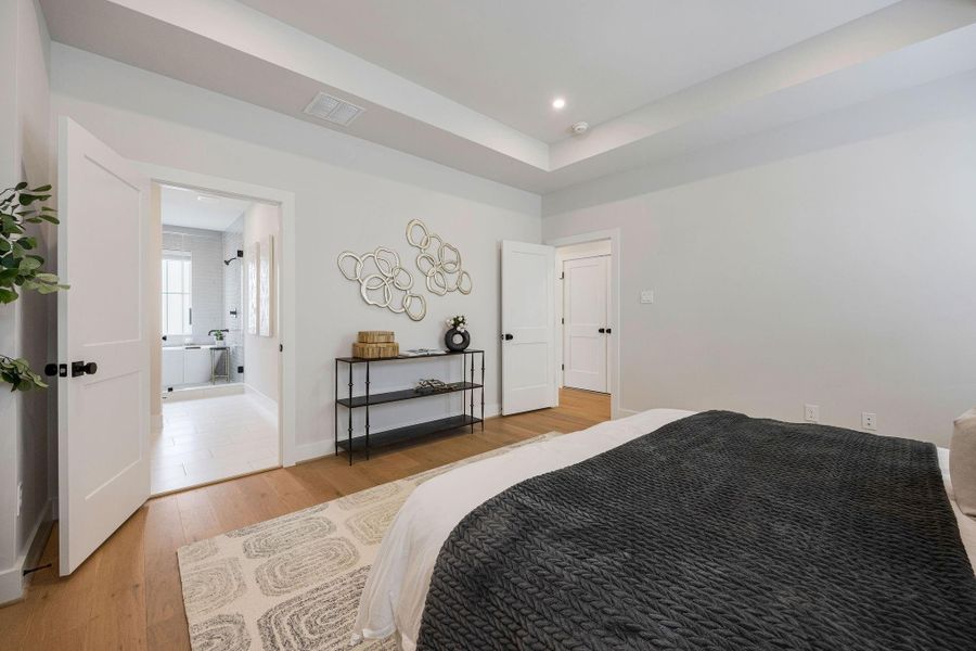 Furnished interior view inside a new home in Tulane Crossing, Houston (Image 27).