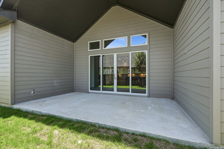 Exterior details and patio area of a home in Prominence Urban, San Antonio (Image 4). Exterior details and patio area of a home in Prominence Urban, San Antonio (Image 4).