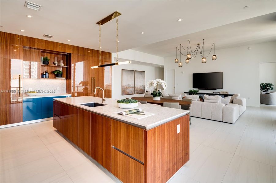 Furnished interior view inside a new home in Mr. C Residences, Miami (Image 26).