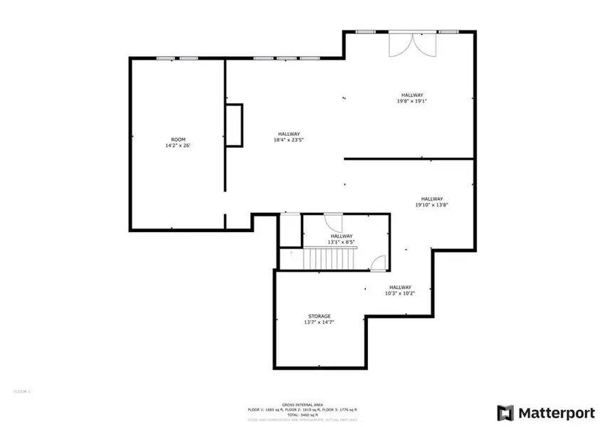 2D floor plan layout of this home in , Woodstock, GA (Image 5).