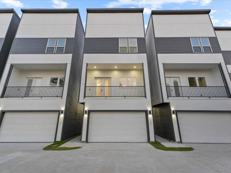 Front exterior of a new home in , Houston, TX, highlighting curb appeal (Image 2). Front exterior of a new home in , Houston, TX, highlighting curb appeal (Image 2).