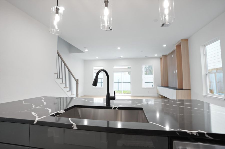 Close-up of interior finishes inside a home in , Houston (Image 14).