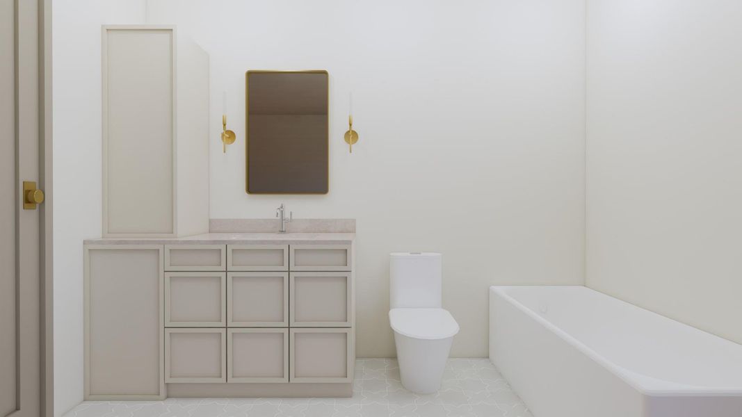 Bath 3 rendering Bath 3 rendering