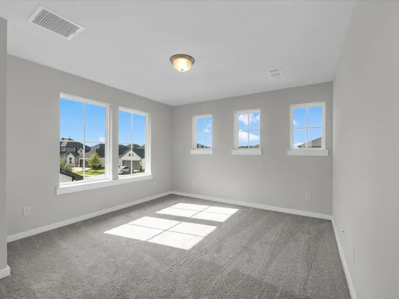 Spacious, unfurnished interior of a new home in Mason Woods, Cypress (Image 15). Spacious, unfurnished interior of a new home in Mason Woods, Cypress (Image 15).