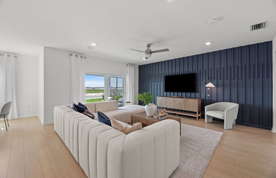 Furnished interior view inside a new home in Reagan Landing, Bradenton (Image 7).