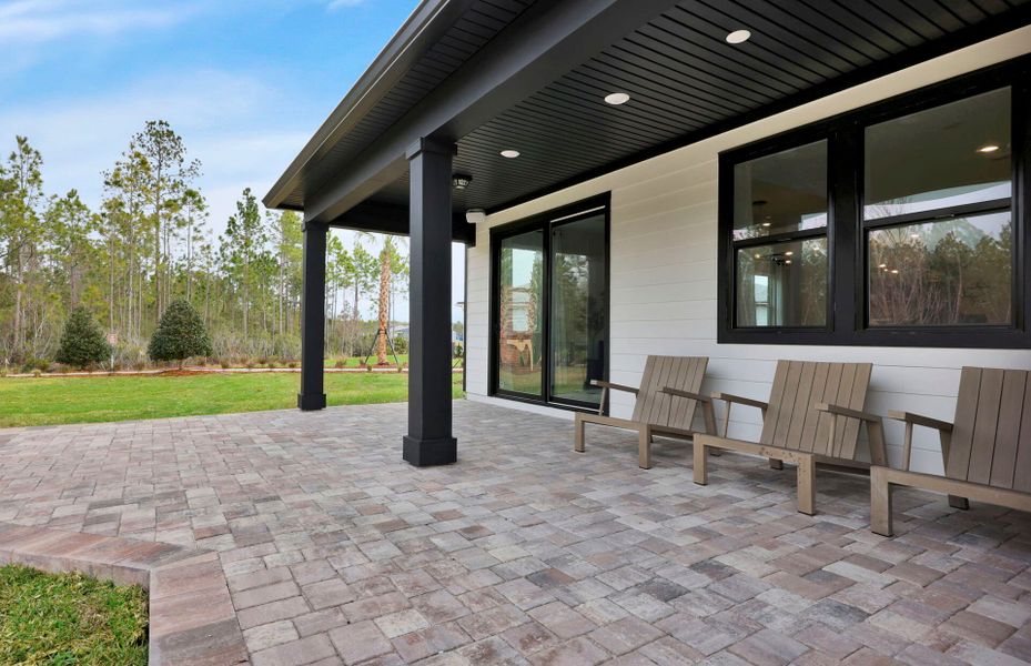 Exterior details and patio area of a home in Murray Farms, Middleburg (Image 2). Exterior details and patio area of a home in Murray Farms, Middleburg (Image 2).