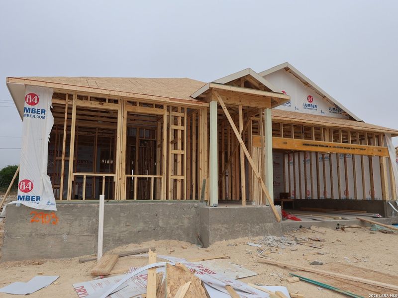 In-progress construction of a new home in Paloma Park, Converse, TX (Image 19).