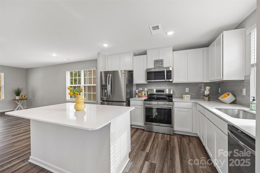 Furnished interior view inside a new home in Creekside Cottages, Bessemer City (Image 5).