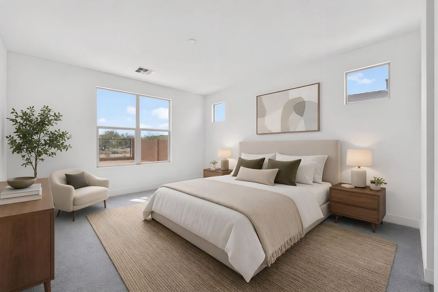 Furnished interior view inside a new home in Ladera Trails, Queen Creek (Image 8).