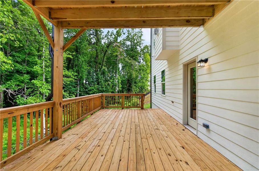 Exterior details and patio area of a home in Arbor West, Dawsonville (Image 26).