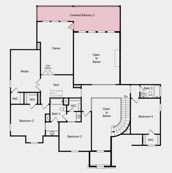 Additional Highlights Include: Gourmet kitchen 2, covered balcony 2, additional downstairs bedroom with bath, 42" wide entry door, 15' sliding door unit, fireplace, 3-car garage upgrade, 8' interior doors, freestanding tub in primary suite and study in place of flex.