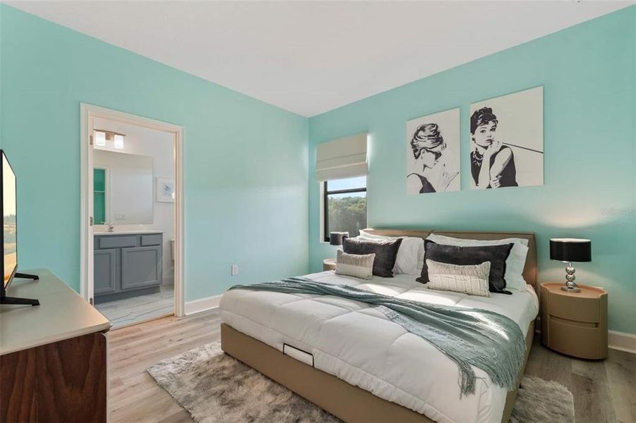 Furnished interior view inside a new home in , Kissimmee (Image 14).