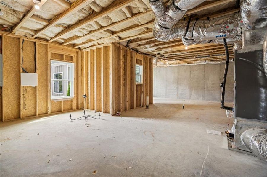 In-progress construction of a new home in , Roswell, GA (Image 31).