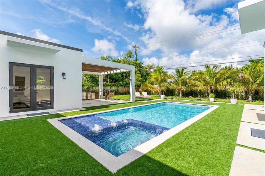 Front exterior of a new home in , Miami, FL, highlighting curb appeal (Image 27).