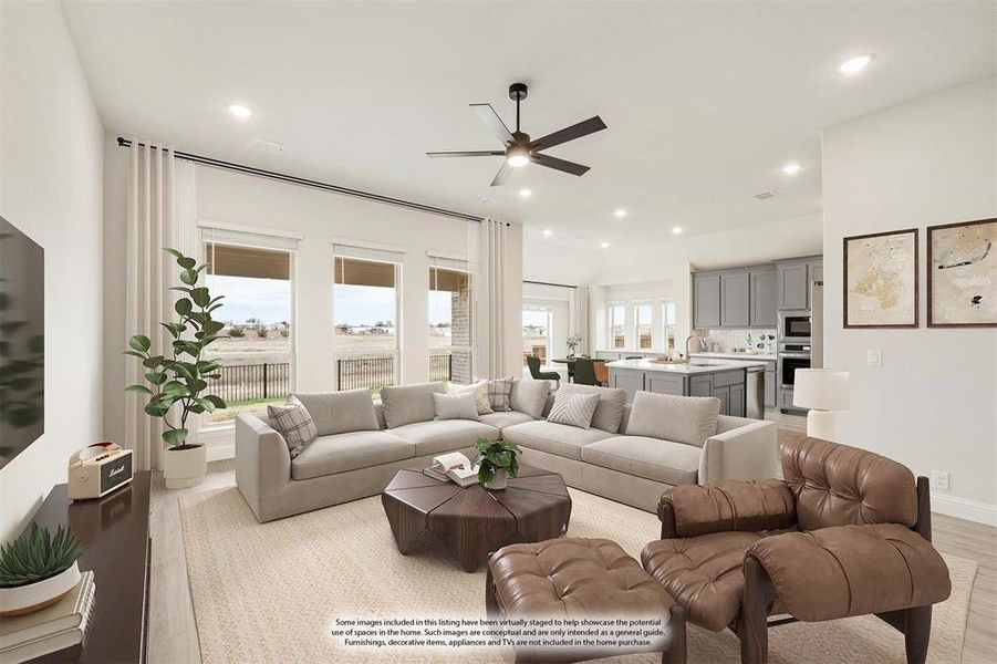 Furnished interior view inside a new home in Silo Mills, Joshua (Image 20).