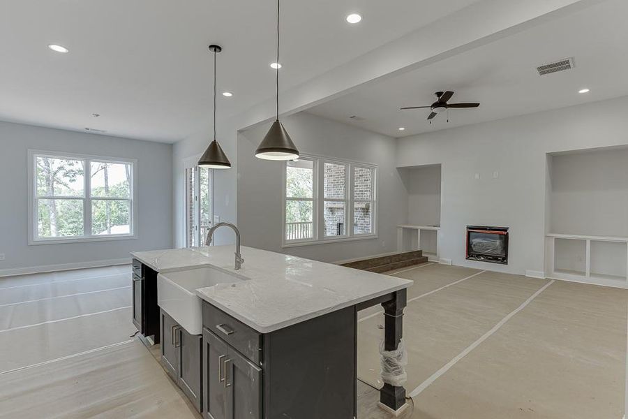 Furnished interior view inside a new home in , Buford (Image 12).