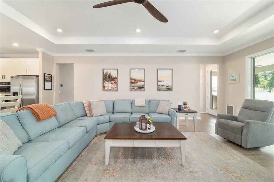 Furnished interior view inside a new home in , Ocala (Image 10). Furnished interior view inside a new home in , Ocala (Image 10).
