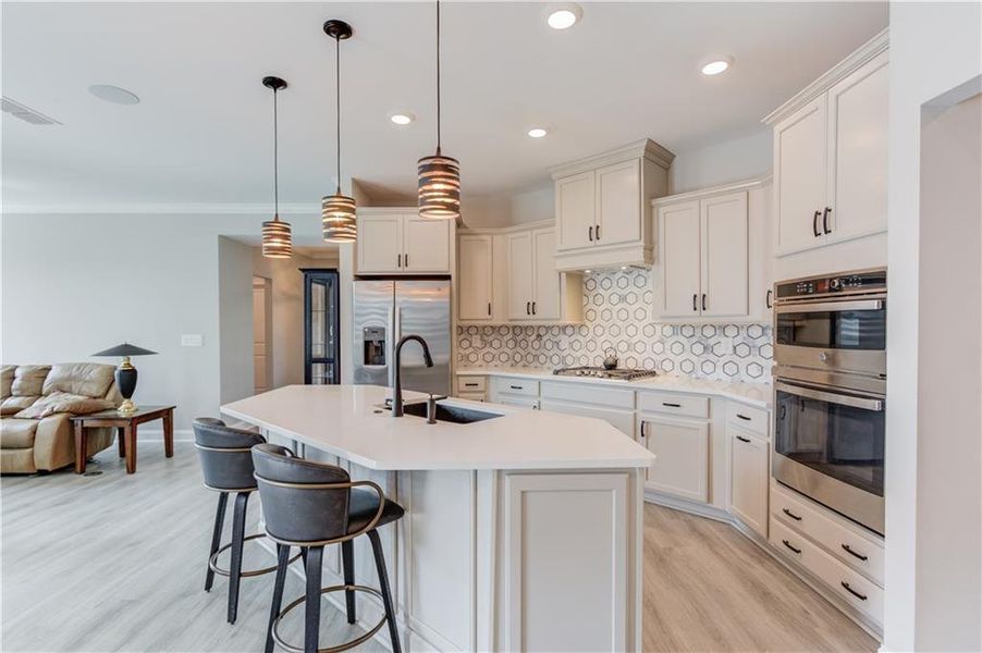 Furnished interior view inside a new home in , Dacula (Image 5).
