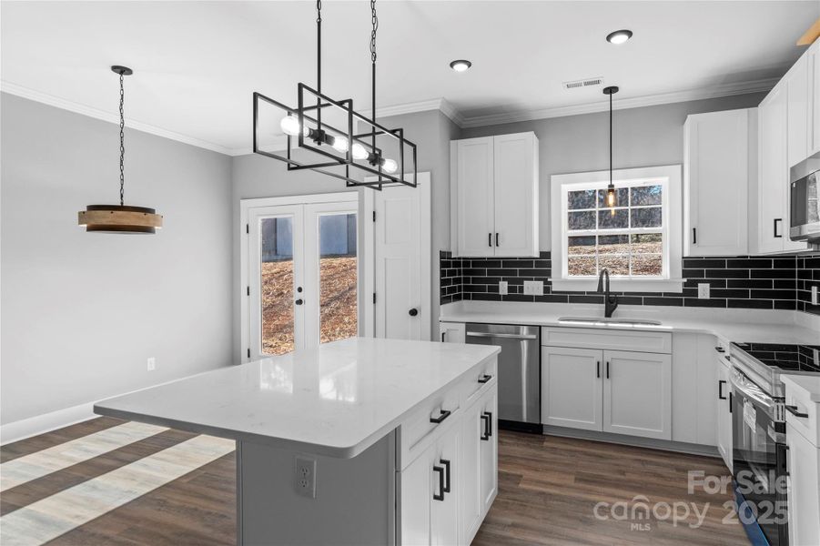 Furnished interior view inside a new home in , Winston-Salem (Image 8).