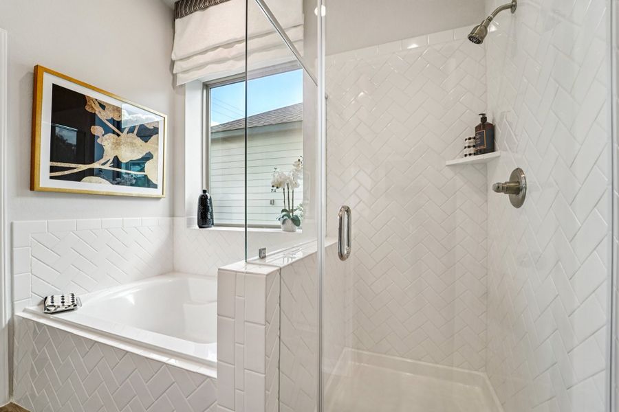 Tejas Village Model Home - Mansfield - Primary Bathroom Tejas Village Model Home - Mansfield - Primary Bathroom