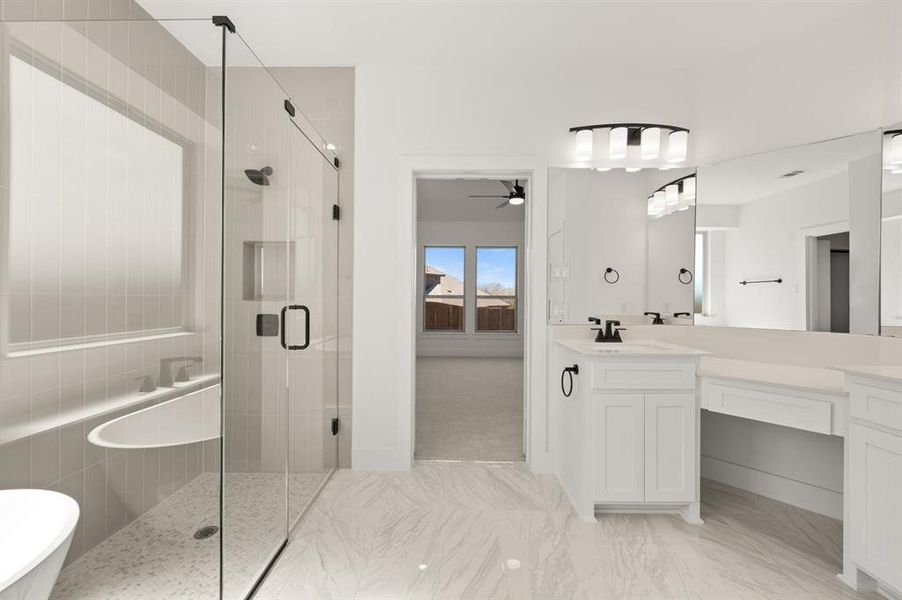 Furnished interior view inside a new home in Shady Valley Estates, Midlothian (Image 16).