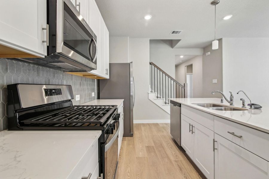 Photo is not of the actual home, but is an inspirational photo of builder’s model home and may depict options, furnishings, and/or decorator features that are not included